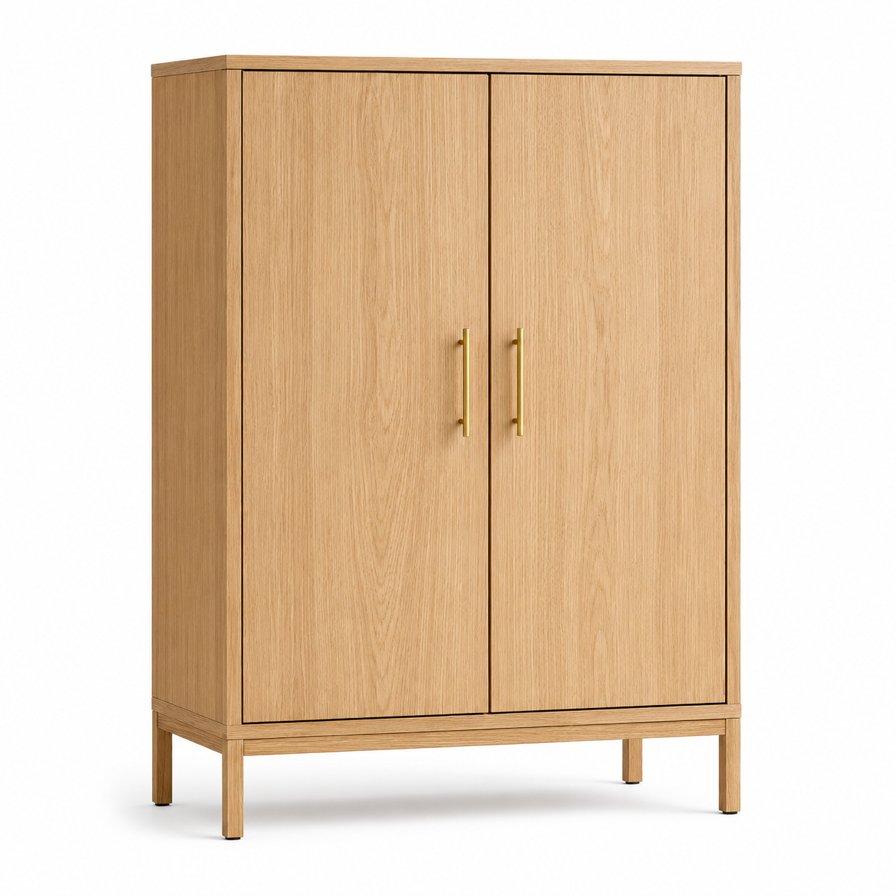 Arden Oak Storage Cabinet